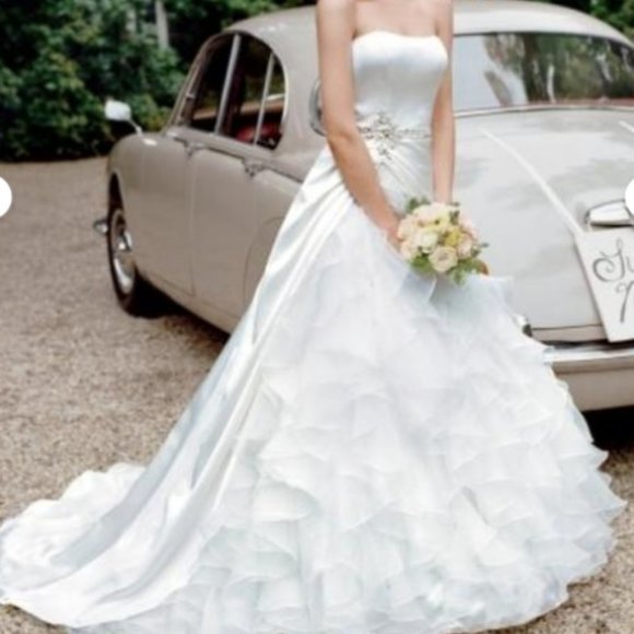 David's Bridal Dresses & Skirts - Davids Bridal Wedding Dress - Ivory